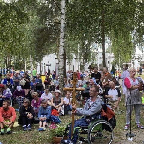 Gościliśmy Pieszą Pielgrzymkę